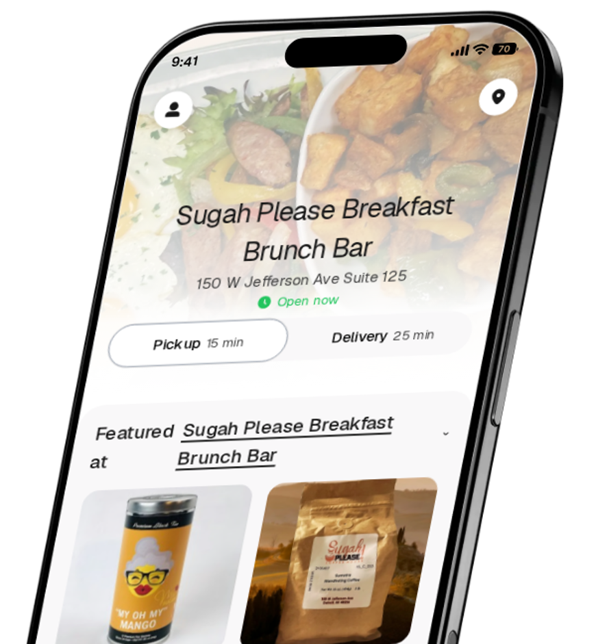 Sugah Please Breakfast Brunch Bar app preview